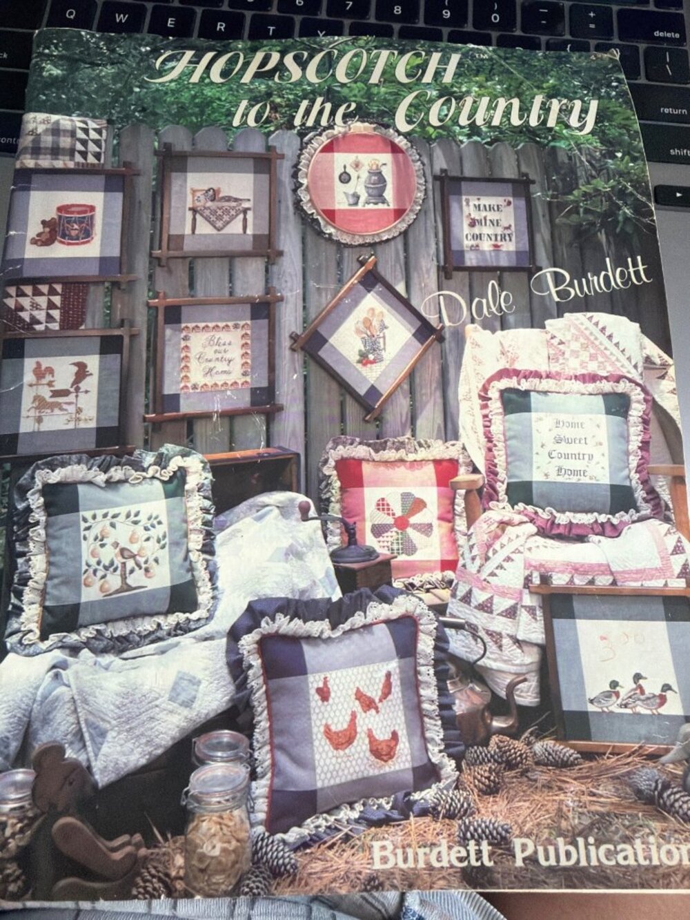 Hopscotch To The Country Cross Stitch Pattern Book Dale Burdett 1983 Charts